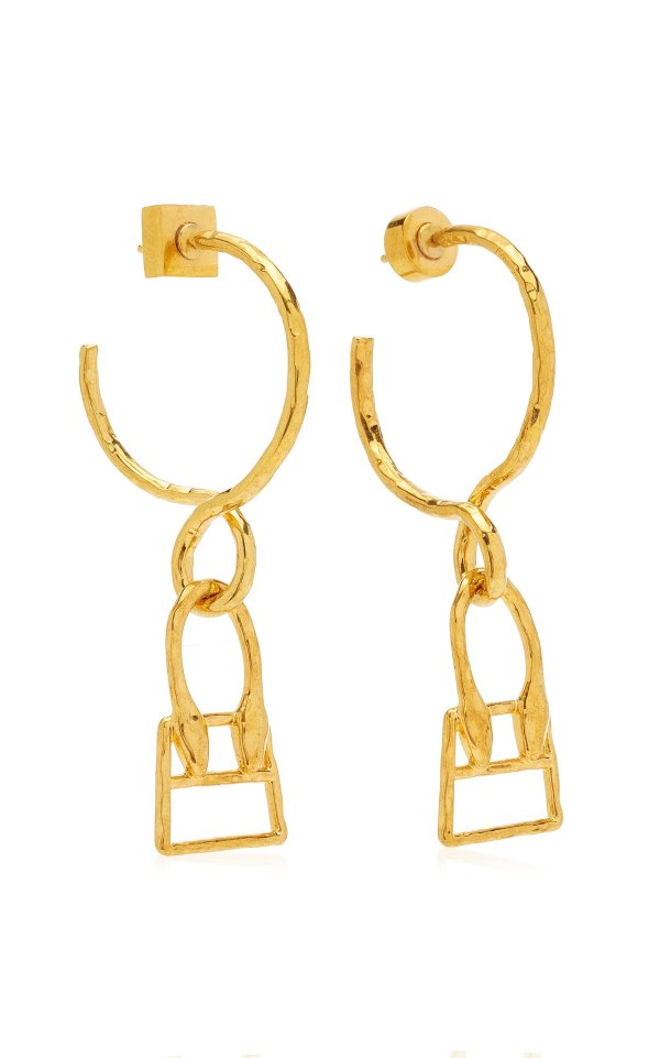 Les Creoles Chiquito Gold-Plated Earrings