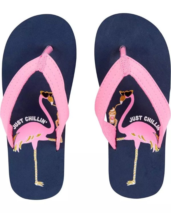 Flamingo Flip Flops