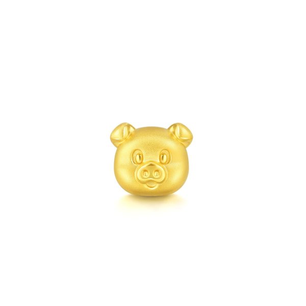 Cute & Pets' 999 Gold Piggy Charm