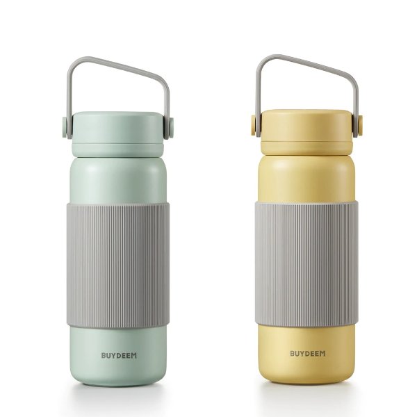 BUYDEEM CD1011 Stainless Steel Water Bottle with Removable Tea Infuser