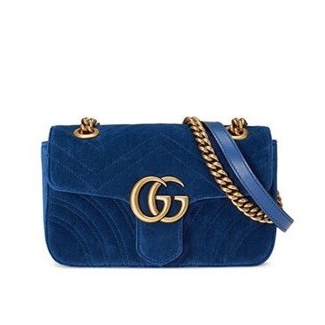 GG Marmont Mini Velvet Bag