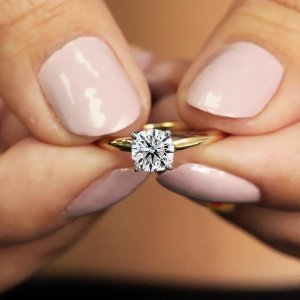1 Carat Diamond Solitaire Ring @ SuperJeweler