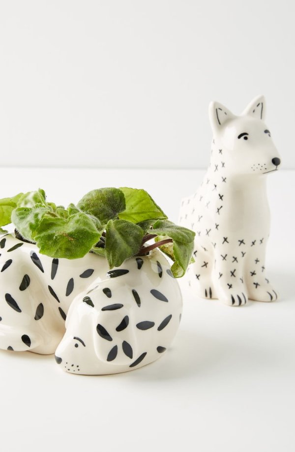 Megan Burke Ceramic Dog Pot
