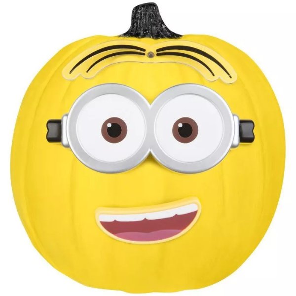 Minion Dave Halloween Pumpkin Push-In Decorating Kit