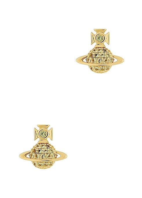 Tamia gold-tone stud earrings