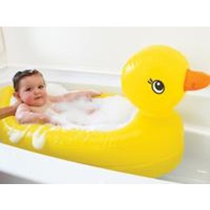 Munchkin 黄色小鸭充气婴儿澡盆