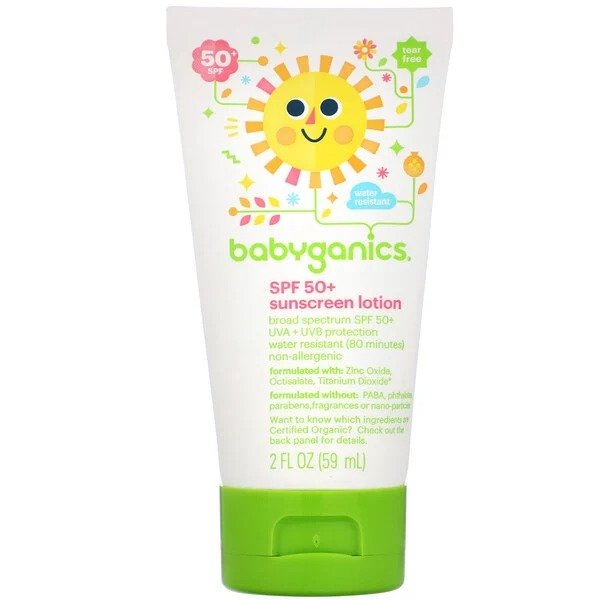 , Sunscreen Lotion, SPF 50+, 2 fl oz (59 ml)