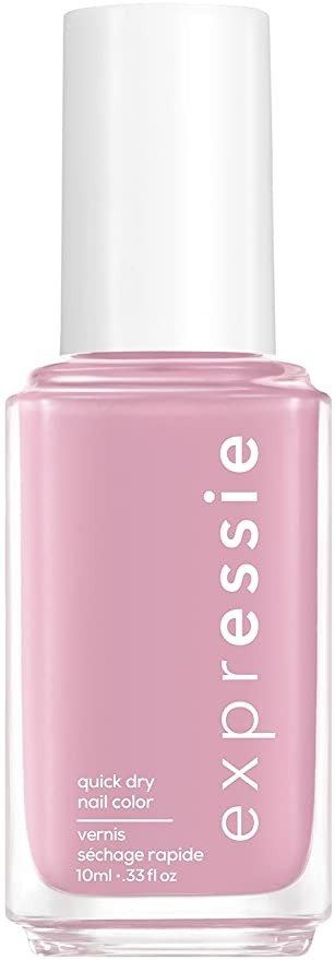 exprQuick-Dry Vegan Nail Polish, Pastel Pink 200 In The Time Zone, 0.33 Ounces