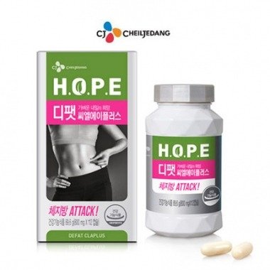 韩国CJ DEFAT CLA+安全瘦身胶囊 抑制吸收分解脂肪