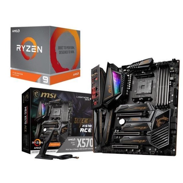 AMD RYZEN 9 3900X + MSI MEG X570 ACE 套装