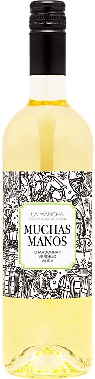 2019 Muchas Manos 香草+苹果+桃子口味白葡萄酒