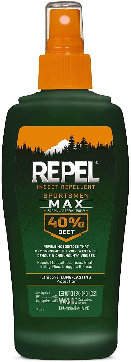Repel 94101 HG-94101 Bee Sportsmen Max Formula Spray Pump 40% DEET, 6 fl oz, 6 oz - 1 Count