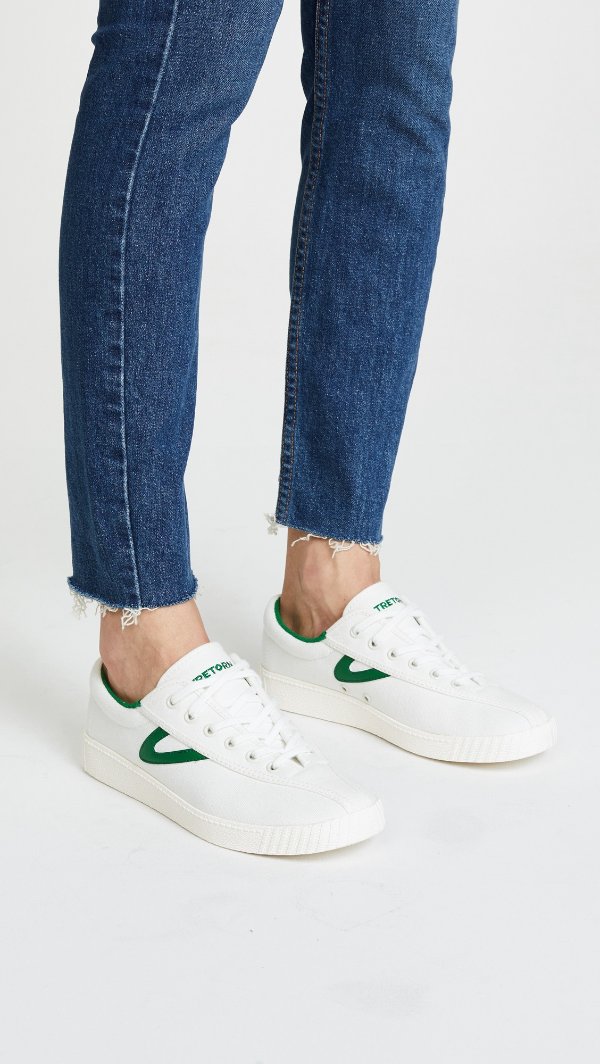 经典绿小白鞋