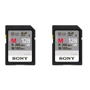Sony 128GB M系列 SD存储卡 2张装 支持UHS-II 可拍4K视频