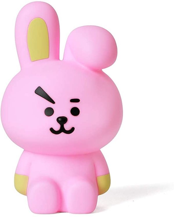 Official Merchandise by Line Friends - Cooky Character Figure Piggy Coin Money Bank, Pink