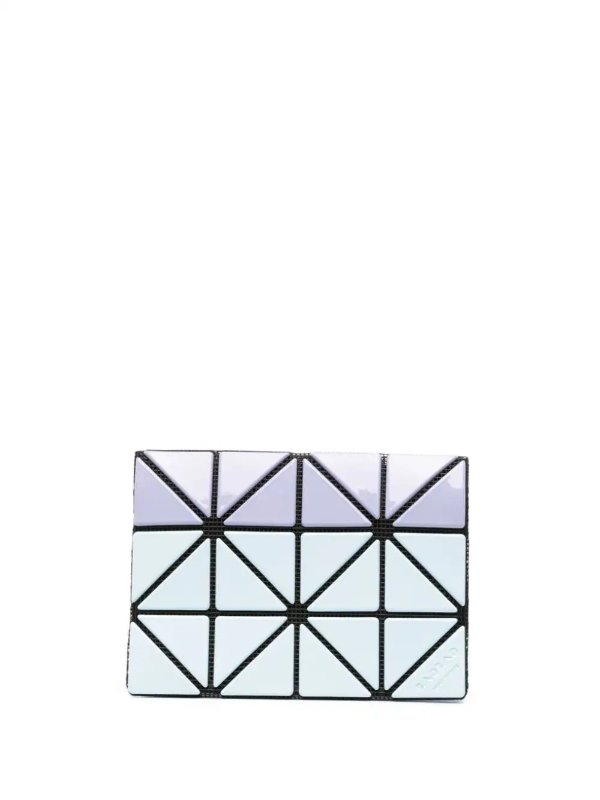 geometric-design bi-fold wallet