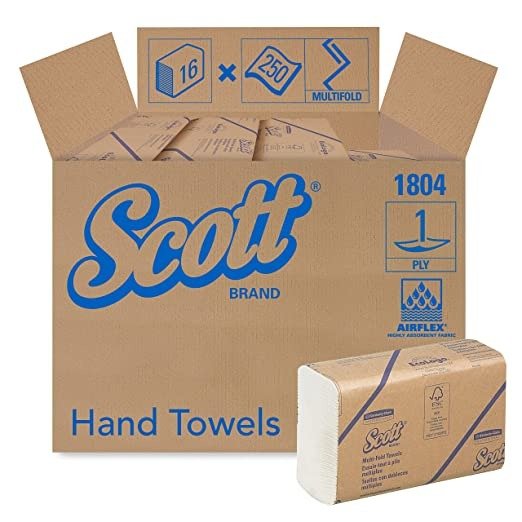 Scott Essential Multifold Paper Towels 16 Packs / Case