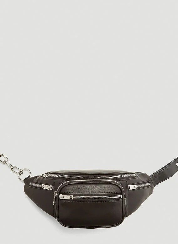 Attica Soft Leather Belt Bag in Black | LN-CC