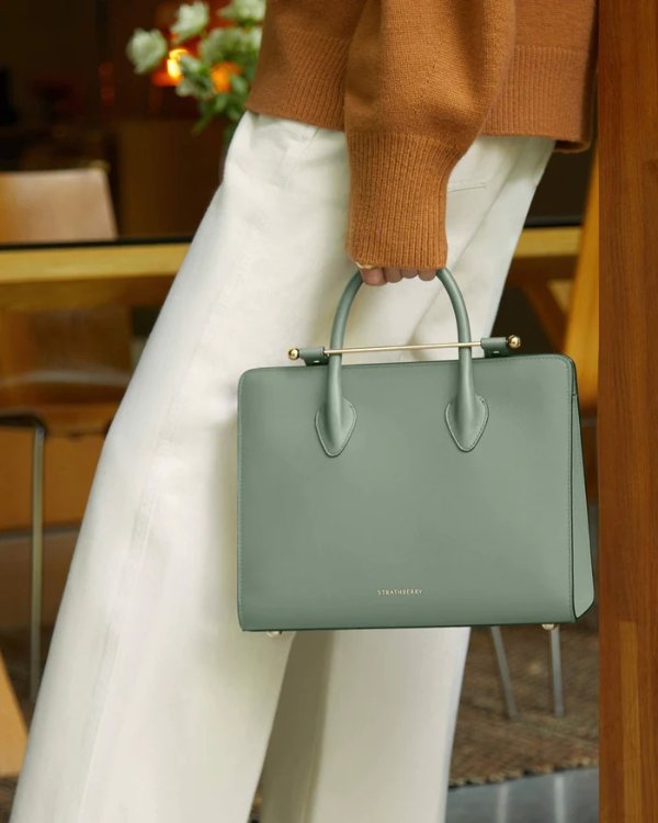 Strathberry Limited The Strathberry Midi Tote - Sage 795.00