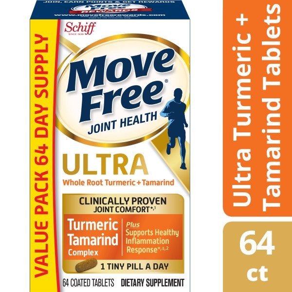 Move Free Ultra Turmeric & Tamarind Blend Joint Health Supplement (64 count)