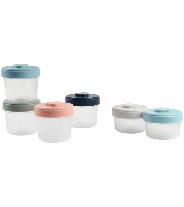 Baby Food Clip Containers Set of 6 - Small