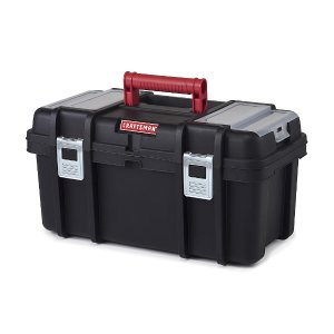 Craftsman 19 Inch Tool Box with Tray - Black/Red