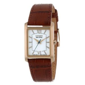 Citizen Women's Eco-Drive Leather Dress Watch EP5918-06A