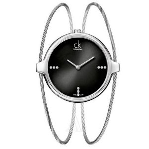 独家！Calvin Klein Agile 独特手镯型腕表，型号 K2Z2S11S