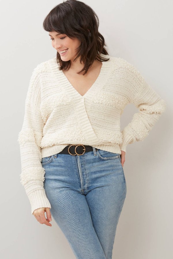 Madeline Surplice Sweater