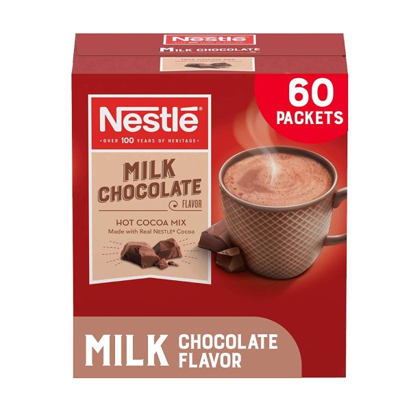 浓郁热牛奶巧克力可可粉 0.71oz 60支