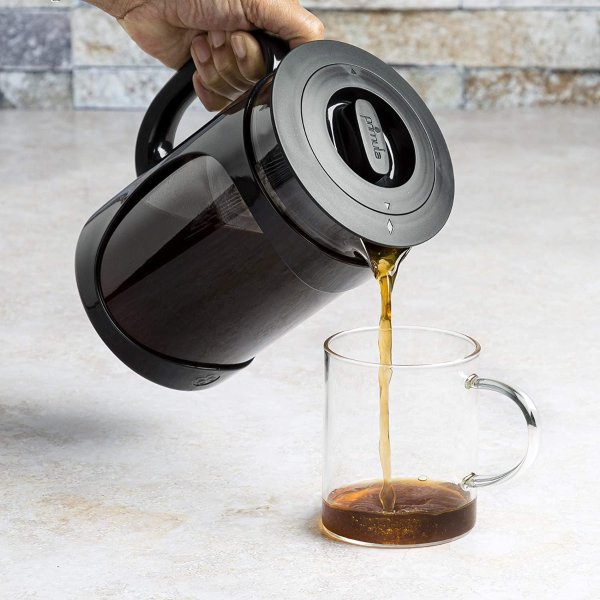 Primula Burke Deluxe Cold Brew Iced Coffee Maker, 1.6 Qt, Black