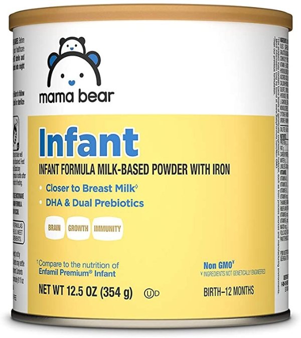 非转基因牛奶基底含铁婴儿奶粉12.5, Ounce