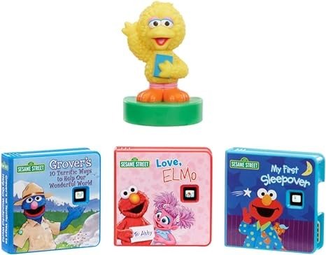 Story Dream Machine Big Bird & Friends Story Collection, Storytime, Books, Sesame Street, Audio Play Character, Gift and Toy for Toddlers and Kids Girls Boys Ages 3+