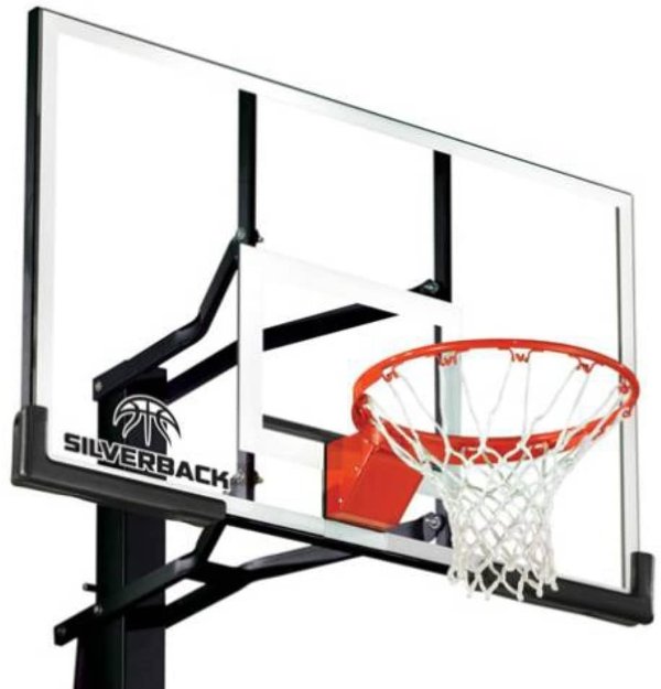 In-Ground Basketball Hoops, Adjustable Height Tempered Glass Backboard and Pro-Style Flex Rim. - Multiple