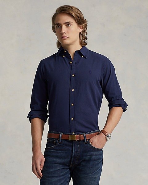 Classic Fit Textured Dobby Shirt