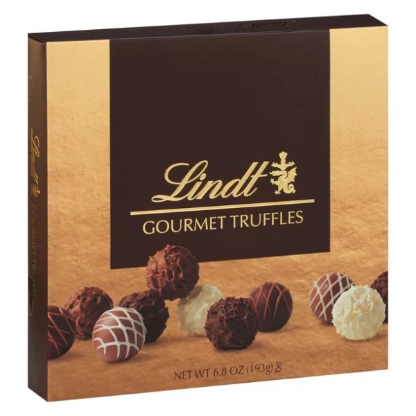 Gourmet Chocolate Truffles Gift Box, 6.8 Ounces