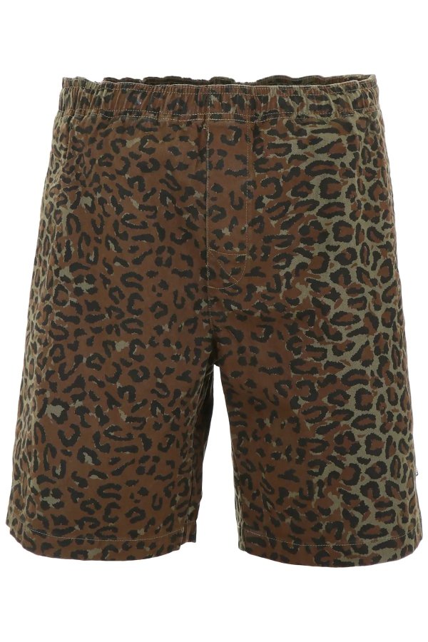 LEOPARD-PRINTED SHORTS