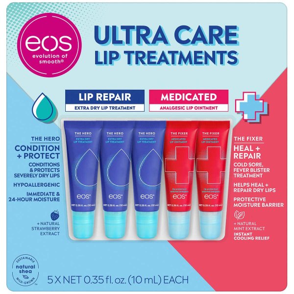Ultra Care Lip Treatment, 5 Pack