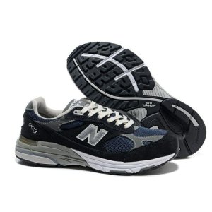 New Balance  美国产 993 系列男士复古慢跑鞋（深蓝）
