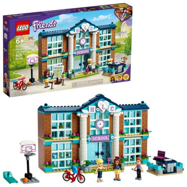 Friends Heartlake City School 41682 Building Toy for Creative Play (605 Pieces)