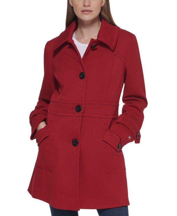 Single-Breasted Peacoat, Created for Macy's