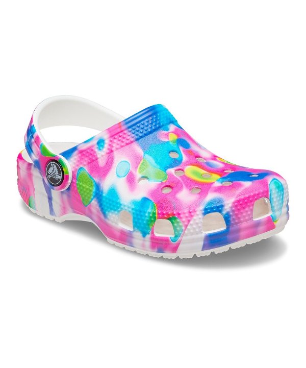 Pink & Teal Solarized Classic Clog - Girls