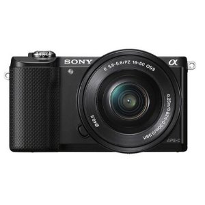 Sony - Alpha a5000 Mirrorless Camera with 16-50mm Retractable Lens