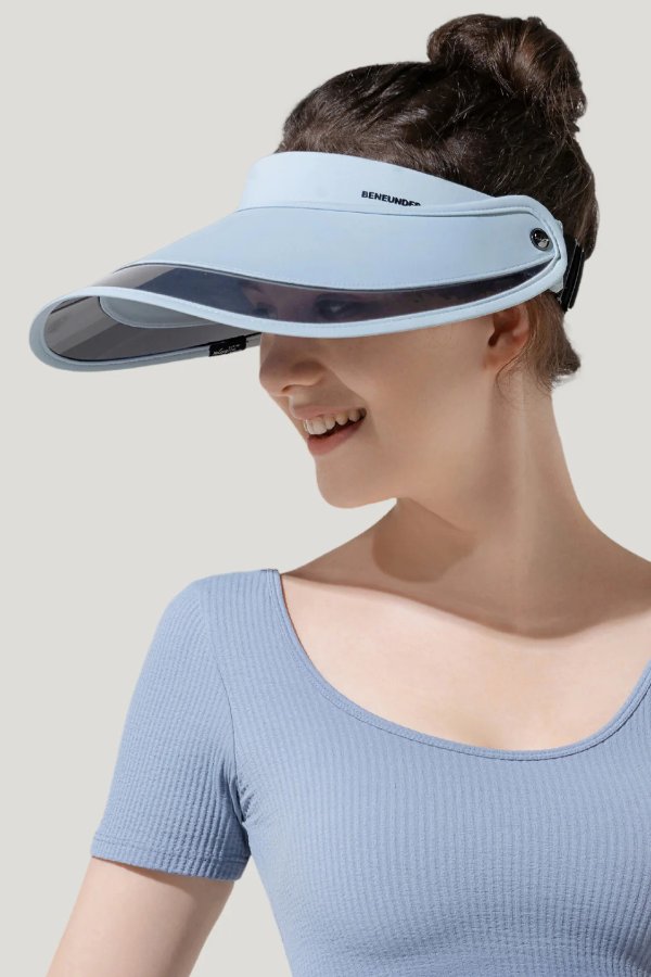 Sun Visor Hats Outdoor Large Brim Summer UV Protection Cap