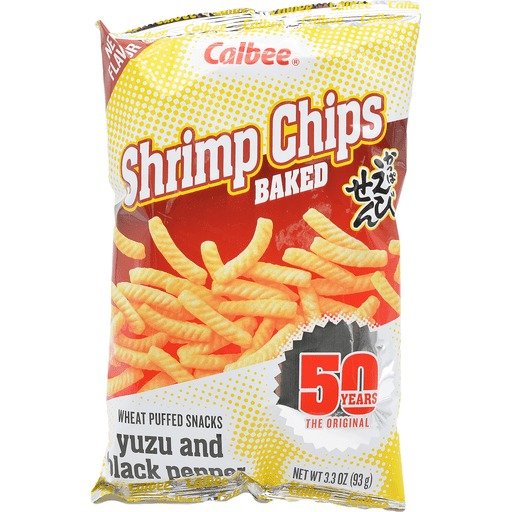 Calbee Shrimp Chips Yuzu Pepper 3.3 OZ