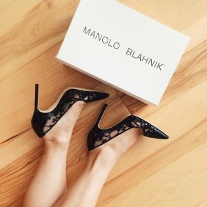Select Manolo Blahnik Shoes @ Neiman Marcus