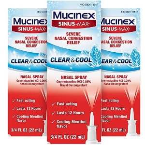 Mucinex 鼻子舒缓喷雾、感冒等症状缓解药剂大促