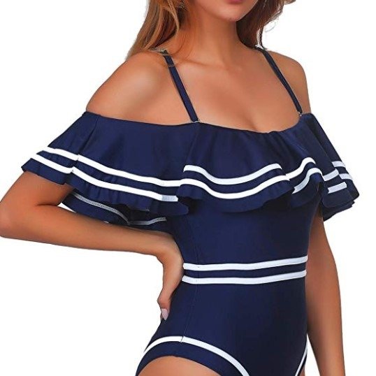 Off Shoulder Swimwear Swimsuit @Amazon.com