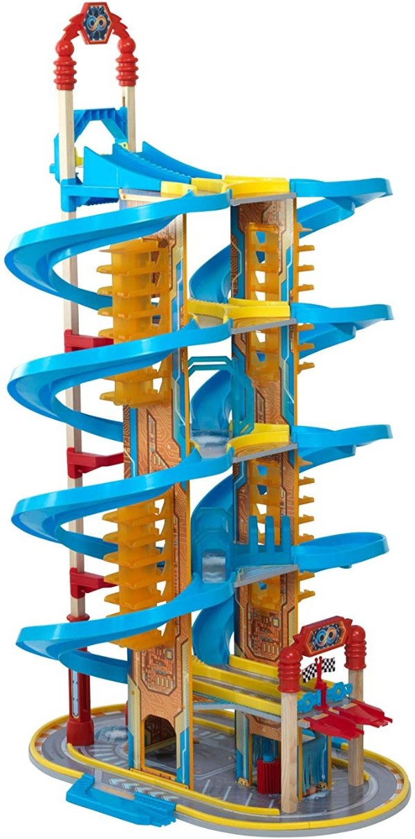 KidKraft 儿童立体超级旋转赛车塔，共5层