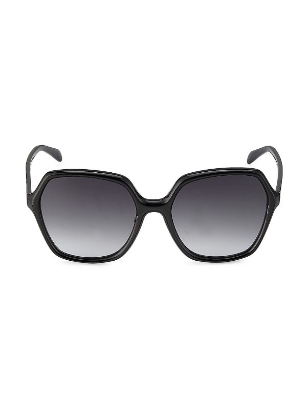 58MM Geometric Sunglasses